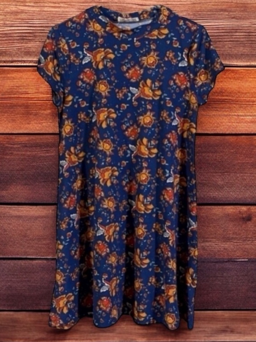 PINK ROSE FLORAL MINI DRESS SIZE MEDIUM